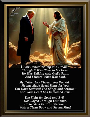 Trump Taking with God's Son
