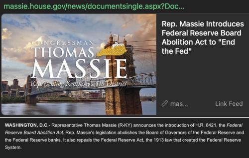 Massie Fed Res