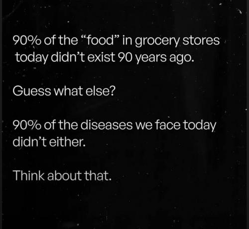 90% of the FOOD