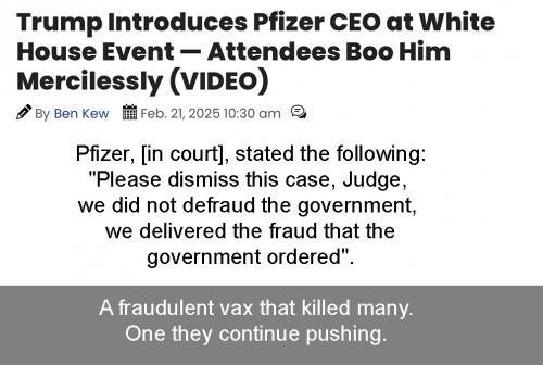 pfizer CEO booed