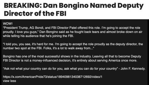 Bongino FBI