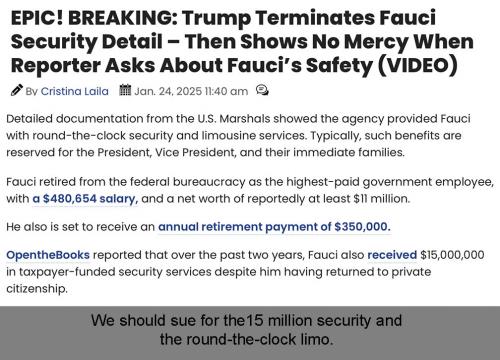 Fauci security collect