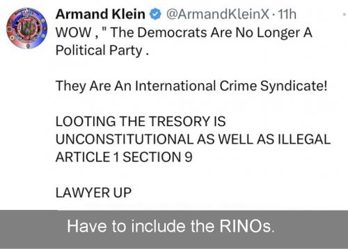 Dems crime syndicate