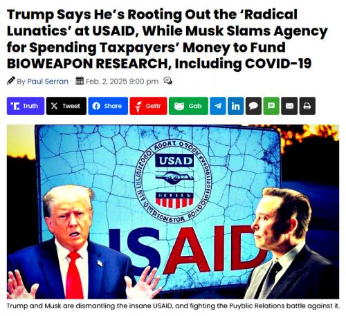 Trump Rooting Out The Radical Lunatics at USAID
