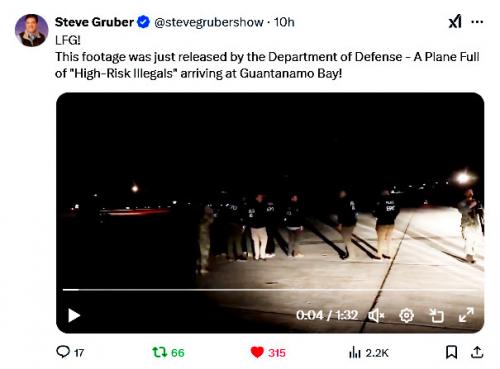 High-Risk Illegals Arriving at Guantanamo Bay