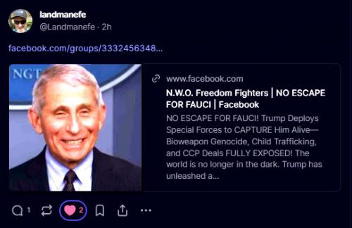 Is Fauci Near His End