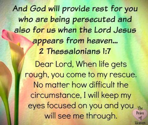 030725 - Rest for persecuted 2 Thes 1-7