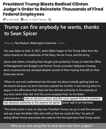 Trump fire any