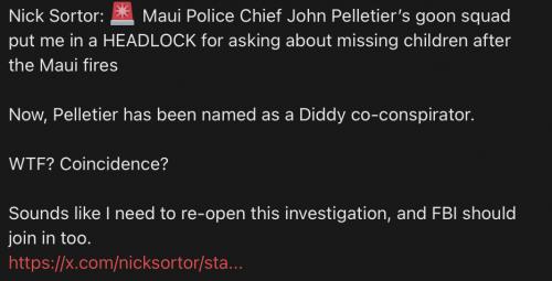 Diddy & Maui fires