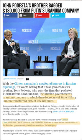JOHN PEDESTA URANIUM