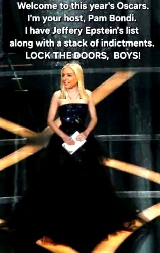 Pam Bondi Hosting The Oscars