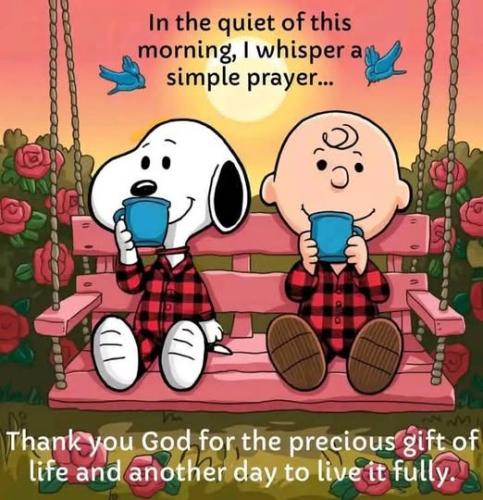 030325 - Quiet of morning, CB & Snoopy