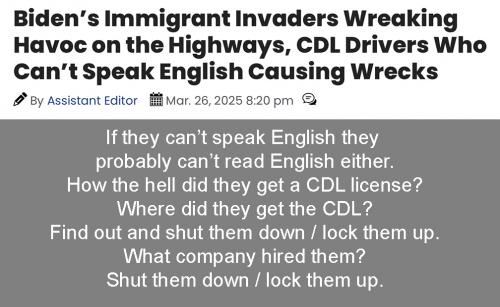 illegal CDL