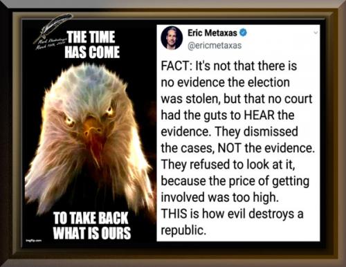 Courts REFUSE to Hear 2020 Election Evidence