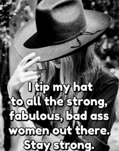 I tip my hat to