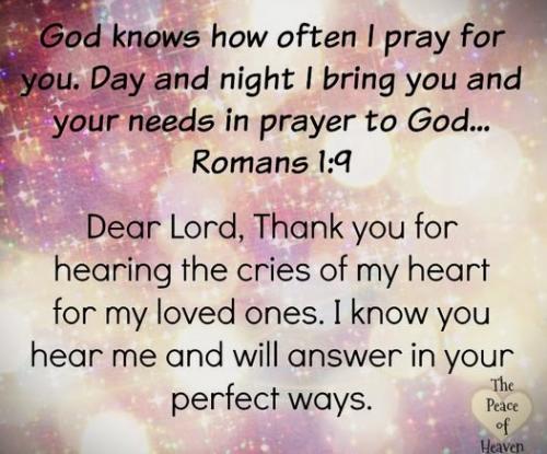 030125 - How much I pray for you, Rom 1-9