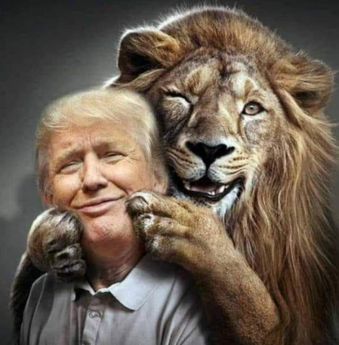 Lion and Trump