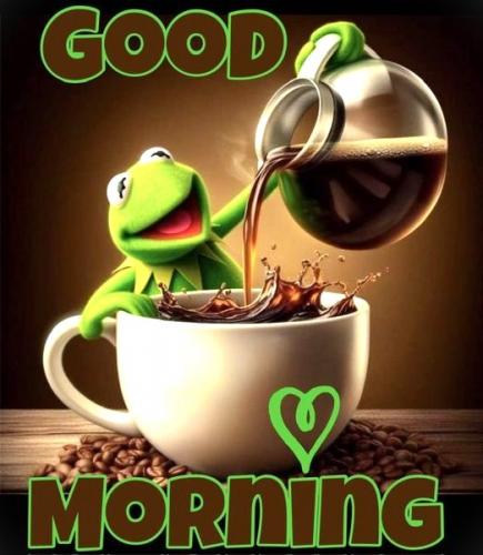 031025 - GM Kermit & coffee