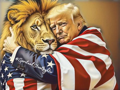 Trump. Lion. USA 1