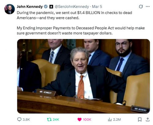 $1.4 BILLION in checks to Dead Americans
