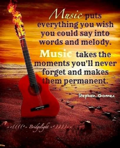 Music puts everything you