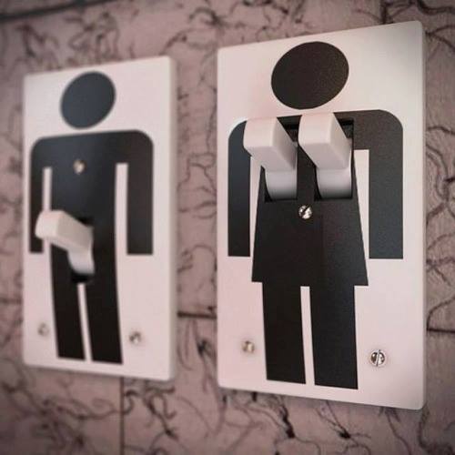 restrooms