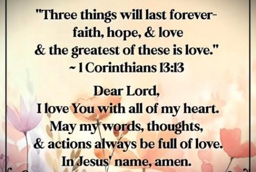 031425 - Faith, Hope, Love 1 Cor 13-13