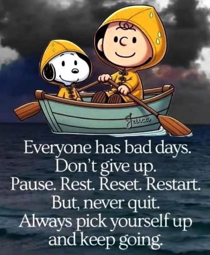 031125 - Bad days, keep going