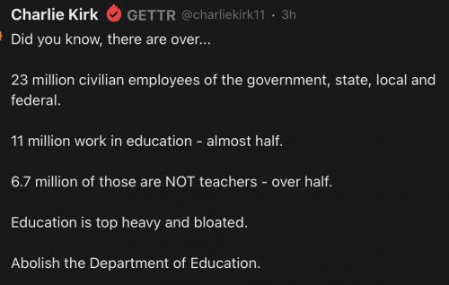 D of Ed gone