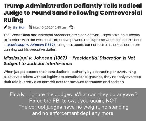 judge pound sand