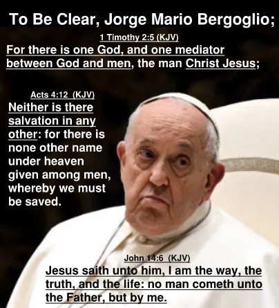 Note to pope
