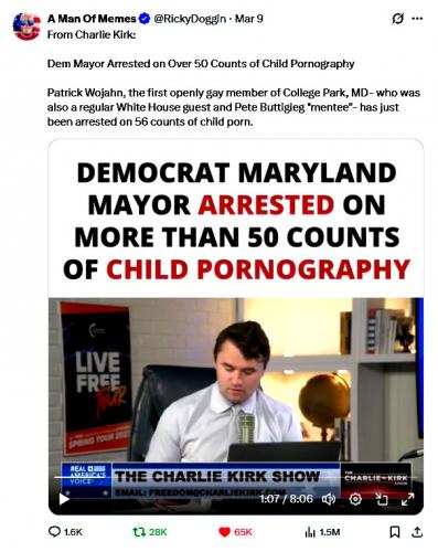 Dem Mayor Arrested on Over 50 Counts of Child Pornography