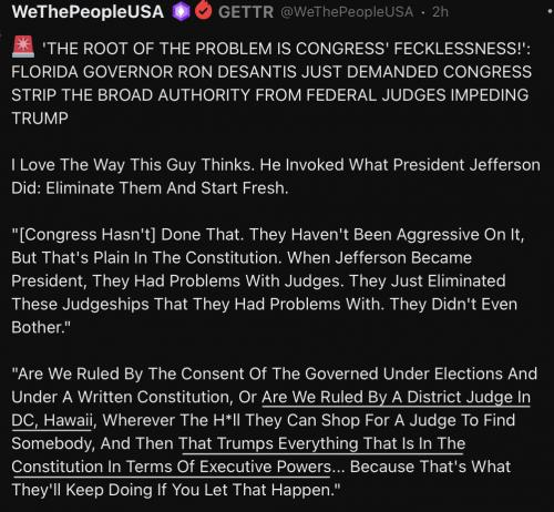 DeSantis Judge GTH