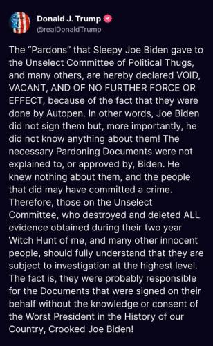 TRUMP TWEET ABOUT FAKE BIDEN PARDONS_cr