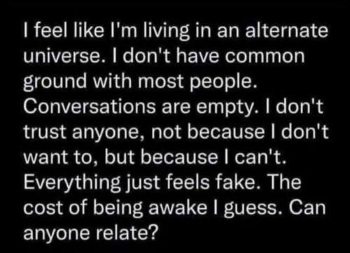I feel like