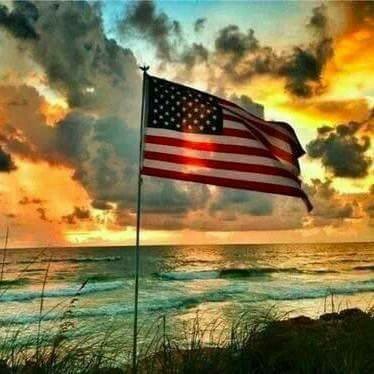 Flag - On the ocean