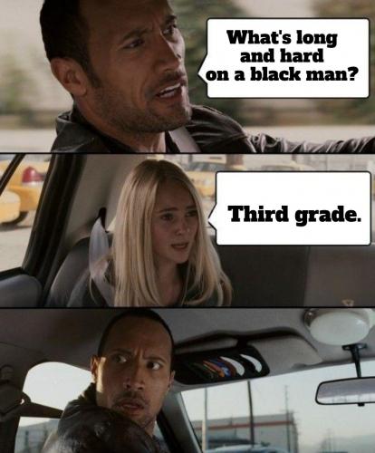 What's long and hard on a black man.960px