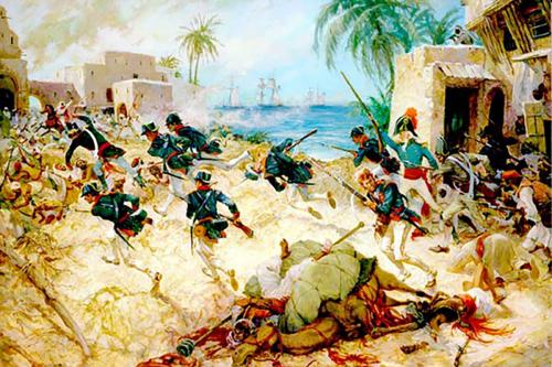 “The Assault on Derna, Tripoli, 27 April 1805.