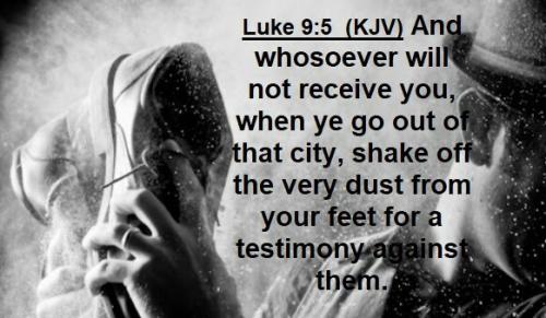 Luke 9.5