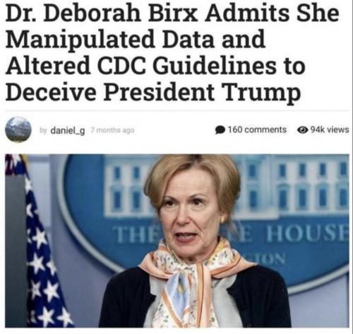 Birx bitch lied