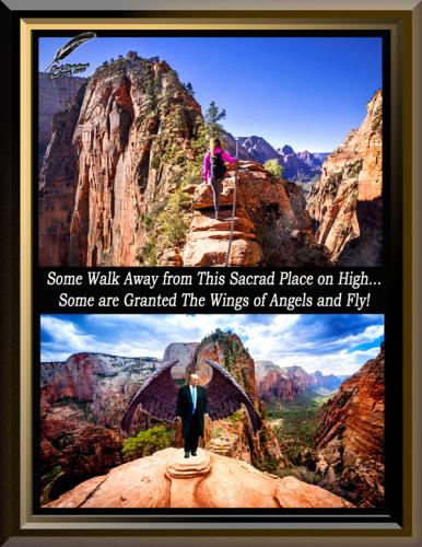 Trump at Angel Landing Utha