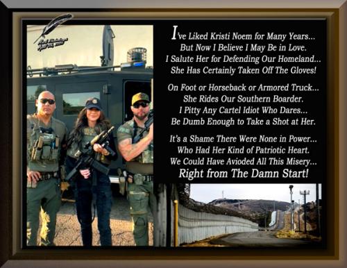 Kristi Noem ~Secretary of the Department of Homeland Security ~