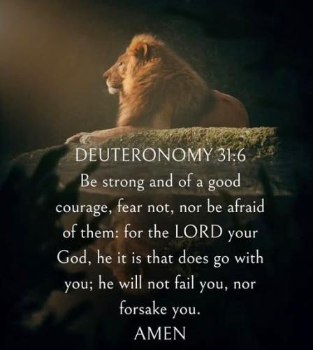 040425 - Strong & good courage Deut 31-6