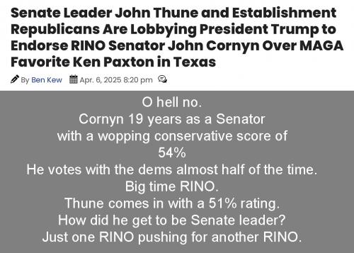 Thune push fellow Rino