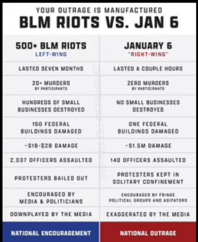 BLM VS JAN 6