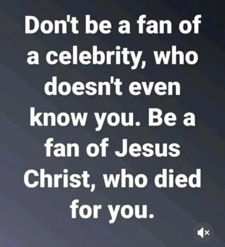 Don't be a fan