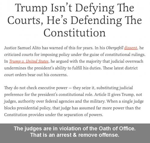 Alito judge over top