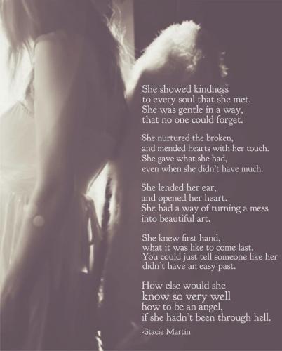 If she hadn't been through hell
