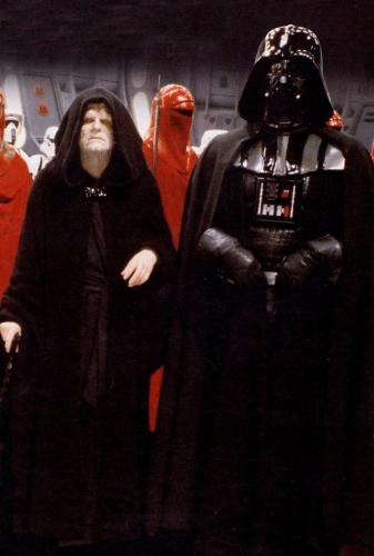 Canada election 2025 - Dath Sigious and Darth Vader aka Justin Trudeau and Mark Carney