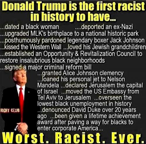 Donald Trump's Racial Actions